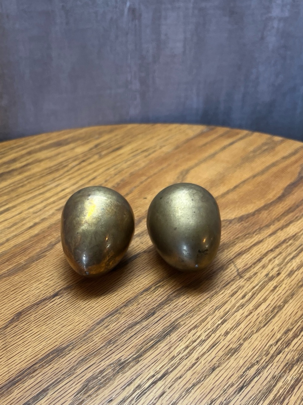 MCM handmade in India, brass eggs